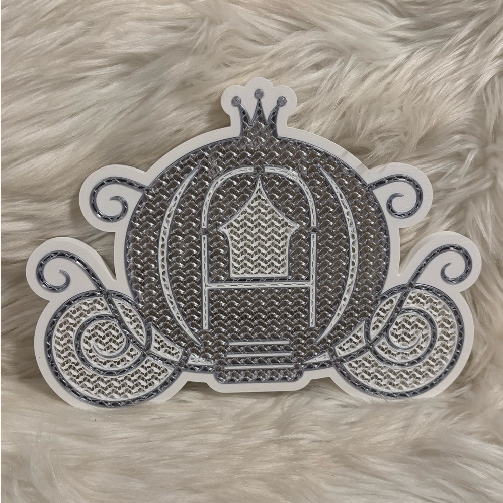 Cartoon Princess Carriage Hanging Pin Board